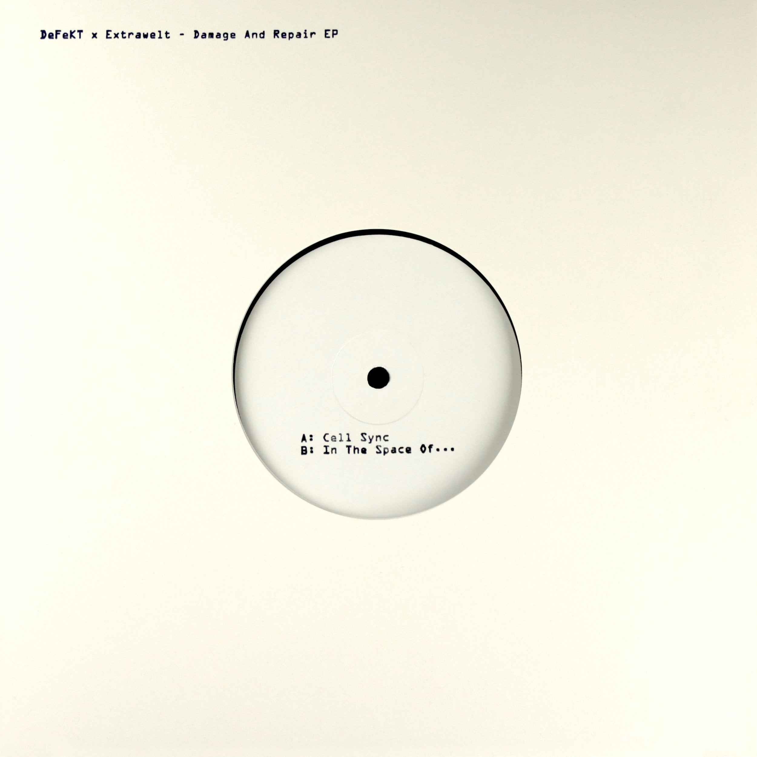 DeFeKT x Extrawelt – Damage And Repair EP (Limited 10” Vinyl) - Cocoon