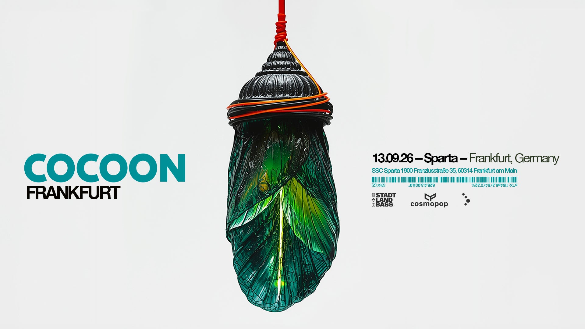 COCOON FRANKFURT | September 13, 2026 | Ufer35/Sparta | Tickets