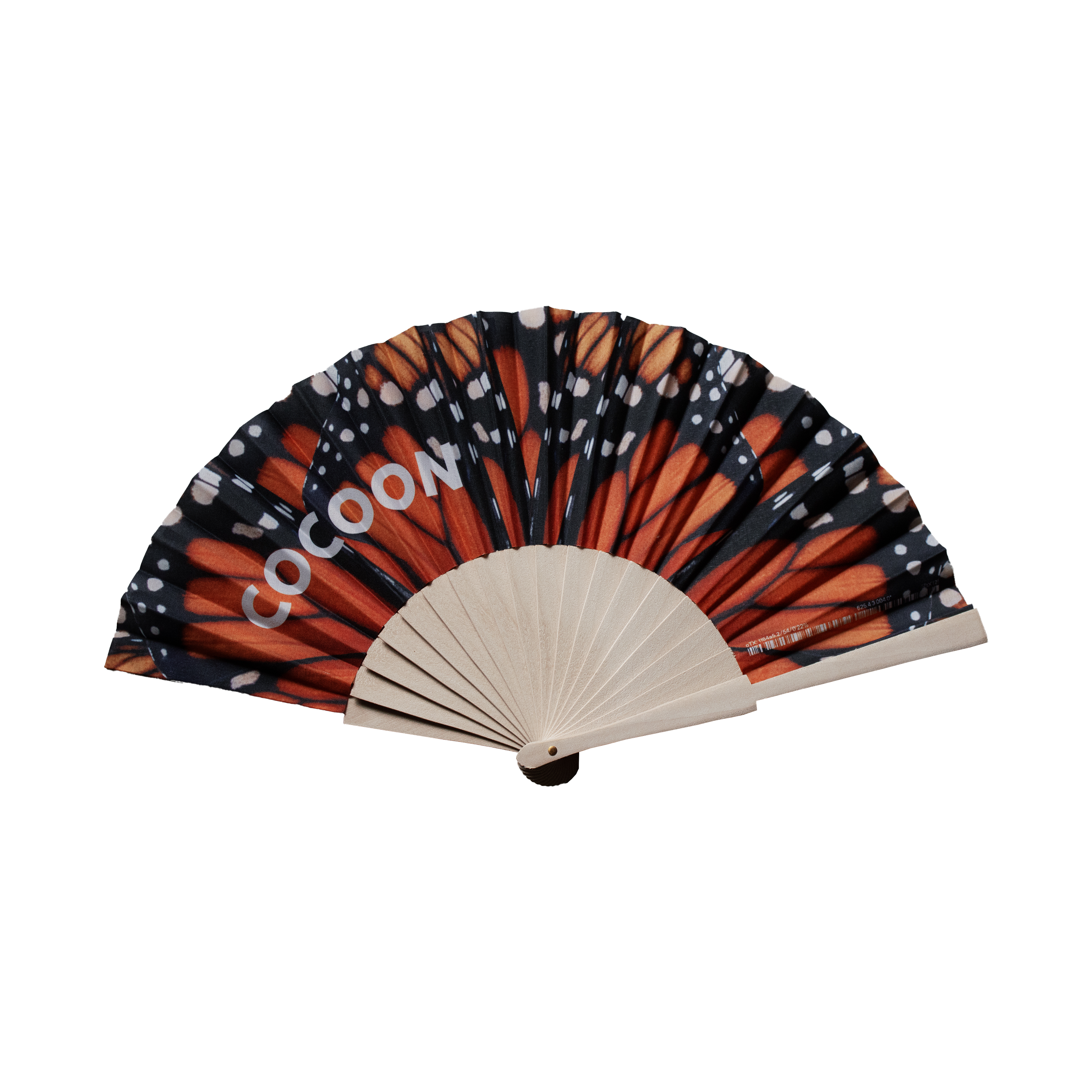 Cocoon Hand Fan in wood with exclusive Cocoon design